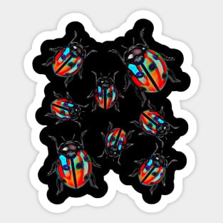 Lucky Beetle Sticker